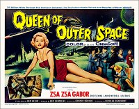 Queen of Outer Space 1958 Style "B" Half Sheet Poster Reproduction