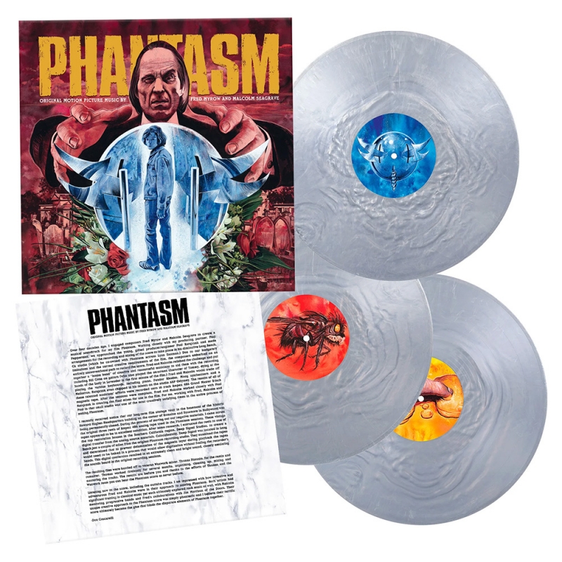 Phantasm 1979 Complete Soundtrack Vinyl LP 3-Disc Set Fred Myrow and Malcolm Seagrave - Click Image to Close