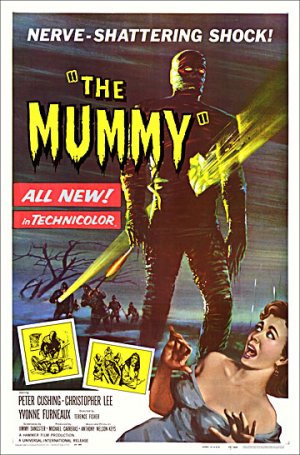Mummy 1959 Reproduction Poster 27X41 Hammer Films