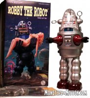 Robby the Robot Tin Toy Windup Silver Edition with Certificate