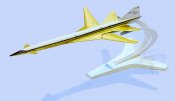 Boeing SST Supersonic Transport 1/400 Scale Model Kit Monogram Re-Issue by Atlantis