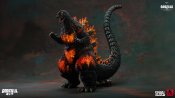 Godzilla vs. Destroyah 1995 Burning Godzilla Deluxe Edition 22" Tall Giant Figure with LED Lights