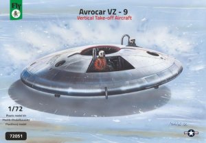 Avrocar VZ-9 VTOL A/C 1/72 Scale Model Kit