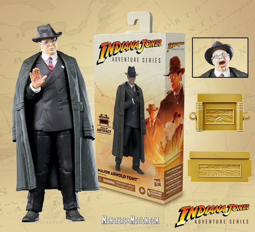 Indiana Jones Adventure Series Raiders of the Lost Ark Arnold Toht 6-inch Action Figure - Click Image to Close