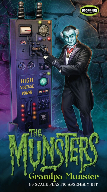 Munsters Grandpa Model Kit by Moebius - Click Image to Close