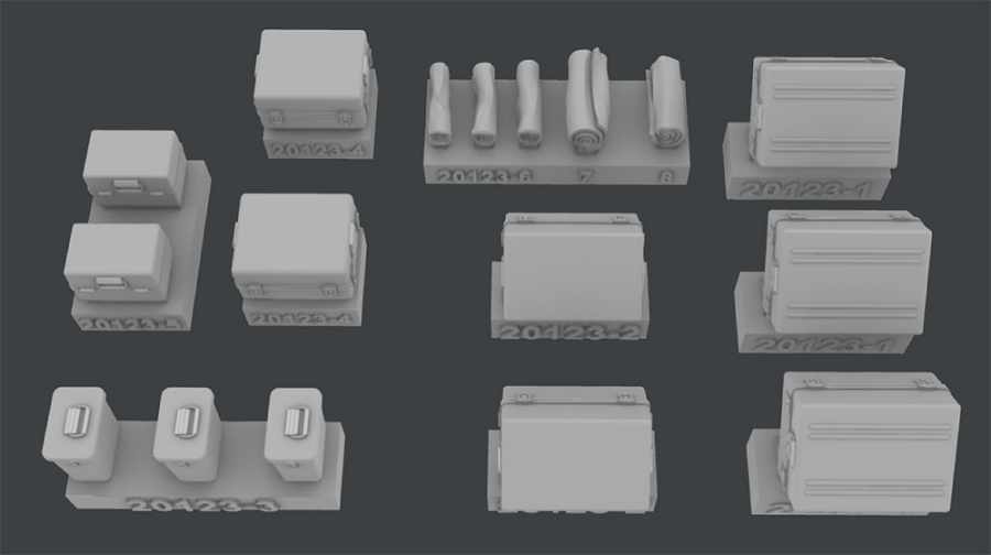 Lost In Space 1/35 Scale Chariot Accessory Resin Parts - Click Image to Close