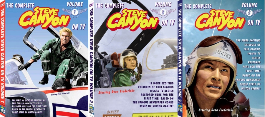 Steve Canyon TV Collection 3 Volume Complete DVD Set - Click Image to Close