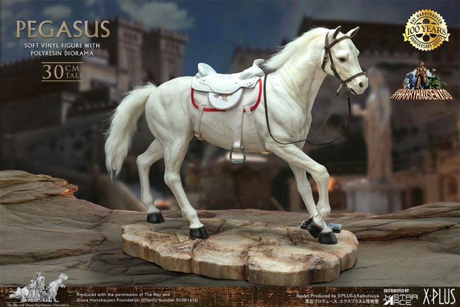 Clash of the Titans Pegasus Horse DELUXE 1/6 Scale Statue by X-Plus/Star Ace Ray Harryhausen 100th - Click Image to Close