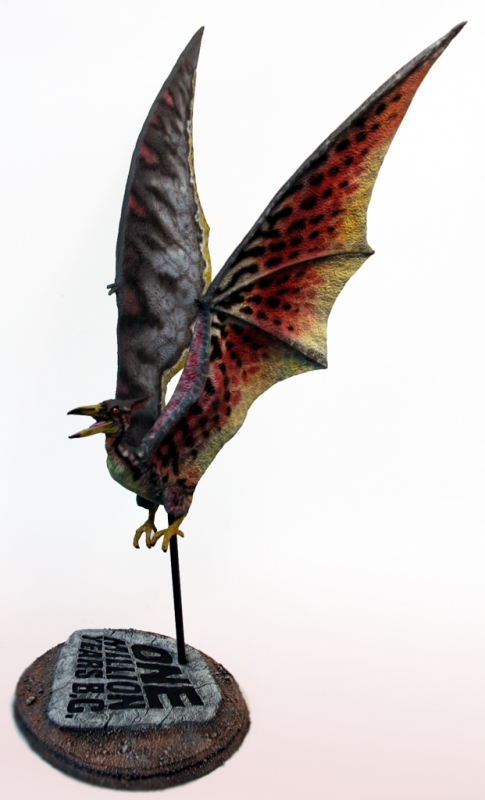 One Million Years B.C. 16" Pteranadon with Luana Model Kit - Click Image to Close