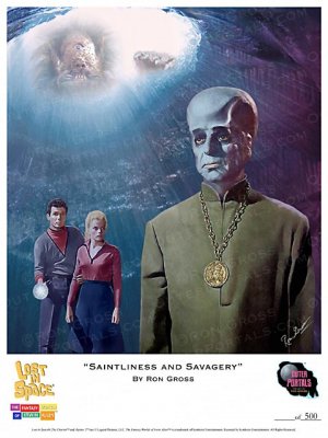 Lost In Space Saintliness and Savagery Poster by Ron Gross