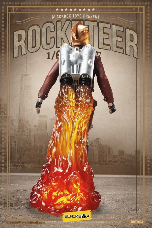 Rocketeer Flying 1/6 Scale Figure by BlackBox - Click Image to Close