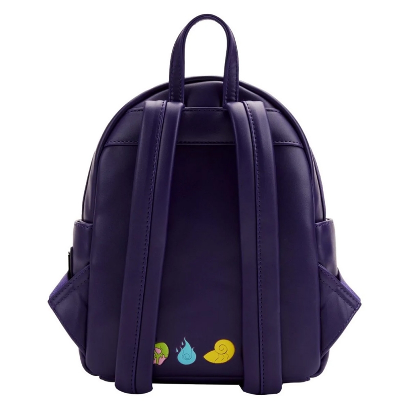 Disney Villians Triple Pocket Glow In The Dark Loungefly Mini Backpack - Click Image to Close