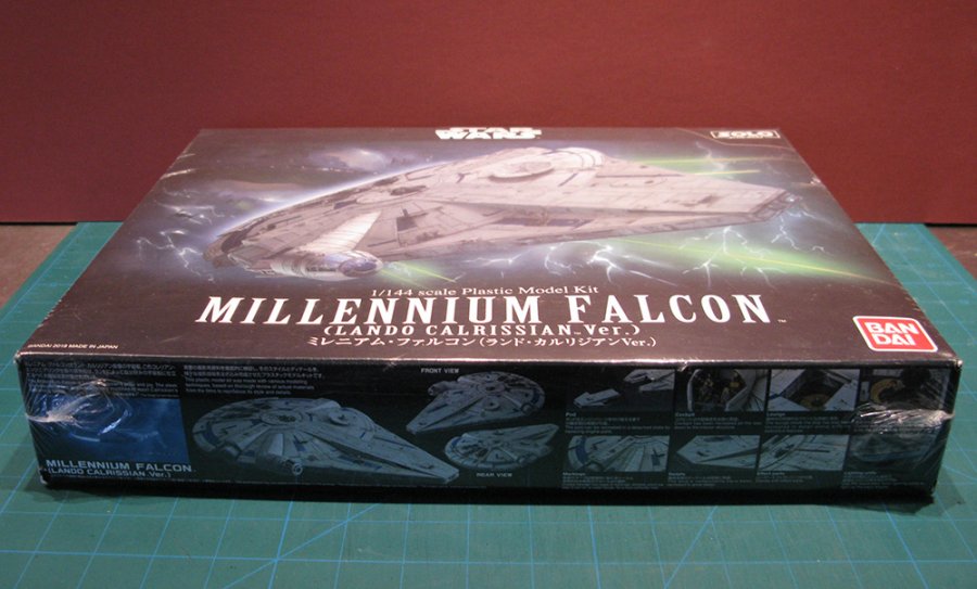 Star Wars Millennium Falcon Lando Version 1/144 Scale Model Kit by Bandai Japan - Click Image to Close