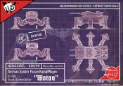 German E-100 Ausf.Sechsfussler "Wotan" 1/72 Scale Model Kit