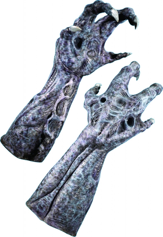 Alien Deluxe Latex Adult Hands - Click Image to Close