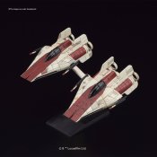 Star Wars A-Wing Starfighter 1/144 Scale Model Kit by Bandai