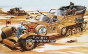 Tom Daniel's Rommel's Rod 1/24 Scale REISSUE Plastic Model Kit OOP