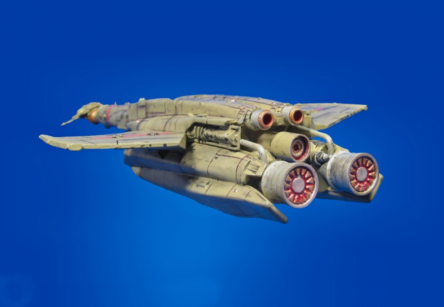 Battlestar Galactica Stazi Class 1/288 Destroyer Model Kit - Click Image to Close