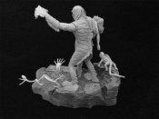 Aurora Monster Scenes Scale Creature Cave Scene #2 Model Kit