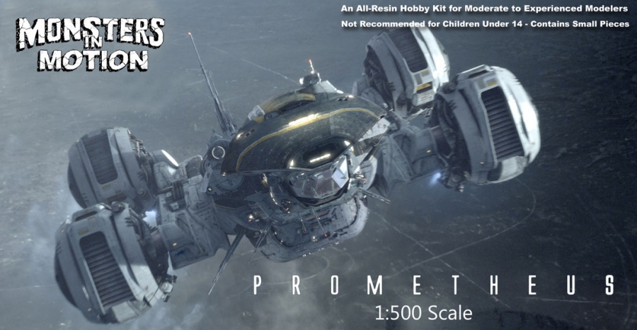 Prometheus 2012 1/500 Scale Model Kit - Click Image to Close