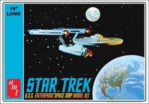 Star Trek Classic Enterprise NCC-1701 1/650 Model Kit by AMT