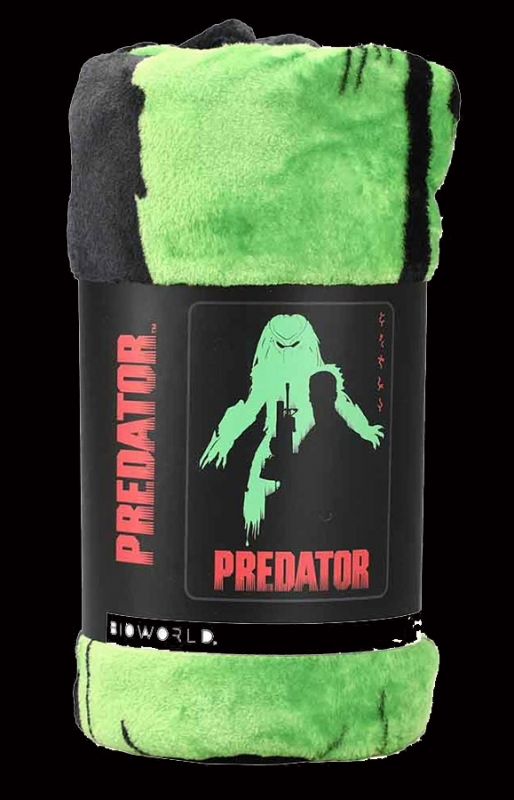 Predator Silhouette Fleece Throw Blanket - Click Image to Close