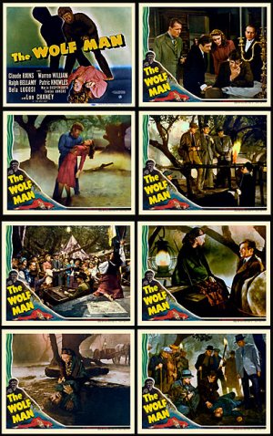 Wolf Man, The 1940 Lobby Card Set (11 X 14) Lon Chaney