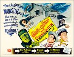 Abbott & Costello Meet Frankenstein 1948 Half Sheet Poster Reproduction