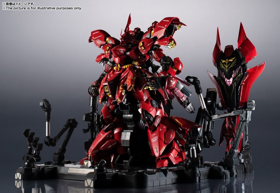 Gundam Char's Counterattack Metal Structure MSN-04 Sazabi 1/60 Scale Figure LIMITED EDITION - Click Image to Close