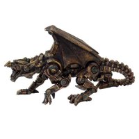 Steampunk Mechanical Dragon Cold Cast Resin Statue