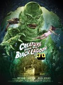 Creature from the Black Lagoon (3D Variant) Movie Poster Limited To 150 Pieces