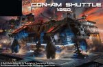 Outland Con-Am Shuttle 1/350 Scale Model Kit