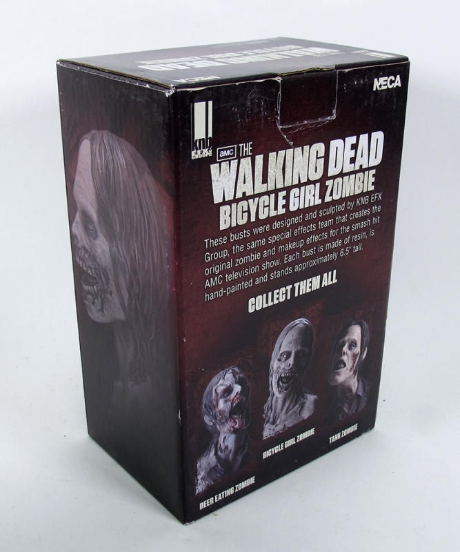Walking Dead Bicycle Girl Bust Autographed KNB EFX Greg Nicotero - Click Image to Close