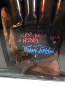 Nightmare On Elm Street 3 Glove Signed by Robert Englund