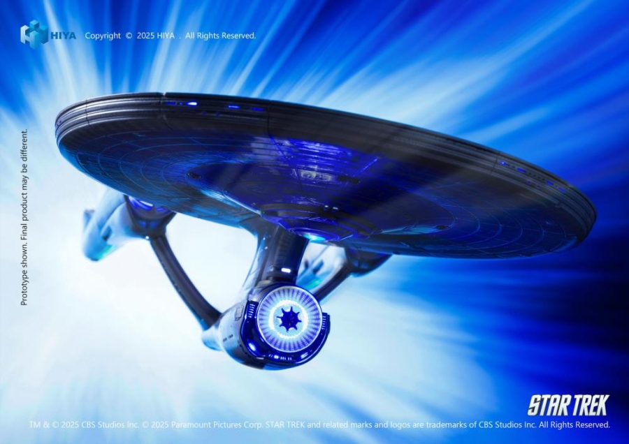 Star Trek 2009 U.S.S. Enterprise NCC-1701 15" ReplicaArt Series with Lights - Click Image to Close