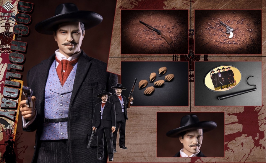 Tombstone Doc Holliday 1/6 Scale Figure by Present Toys - Click Image to Close