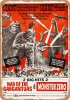 War of the Gargantuas / Godzilla Monster Zero 1966 10" x 14" Metal Sign