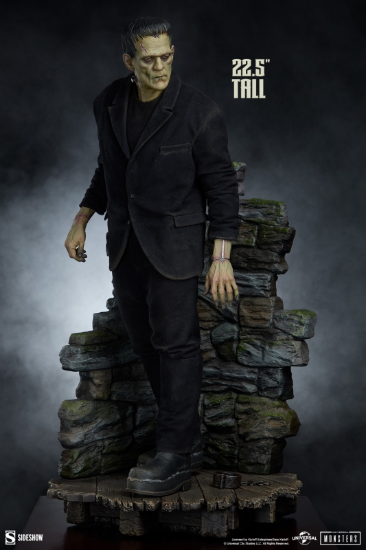 Frankenstein Premium Format Figure (Fabric Clothing) 22.5" Tall LIMITED EDITION Boris Karloff - Click Image to Close