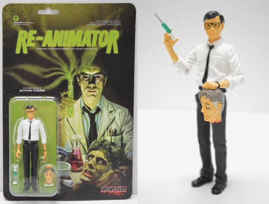 Re-Animator 3.75" Scale Retro Action Figure by Monstarz - Click Image to Close