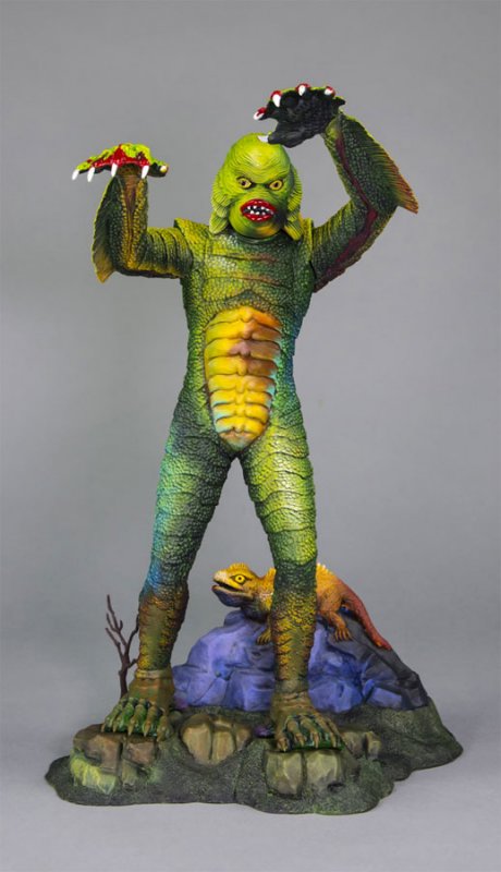Creature From The Black Lagoon Aurora Box Art Tribute Model Kit #10 by Jeff Yagher - Click Image to Close