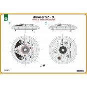 Avrocar VZ-9 VTOL A/C 1/72 Scale Model Kit