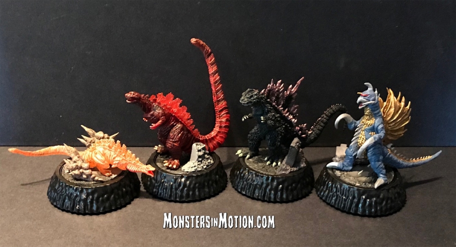 Godzilla HG D+ Vol. 3 Figures 4 Piece Set Shin Godzilla - Click Image to Close