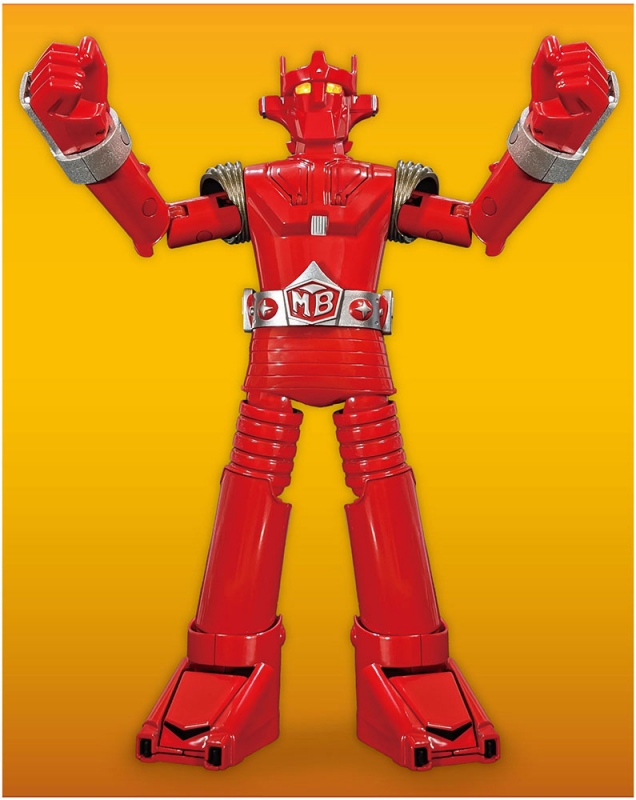 Super Robot Mach Baron 7" Scale Figure by Evolution Toy RED BARON - Click Image to Close