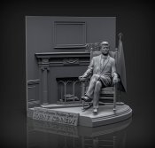JFK Aurora Box Art Tribute Next Level Model Kit President John F. Kenedy