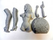 Barb Wire Pamela Anderson 1/5 Scale Model Kit 14.5" Tall