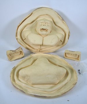 King Kong Bust Original Positive Hard Copy Used To Create Molds