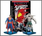 Superman Vs Doomsday Collector Set The Death Of Superman Graphic Novel and Figures