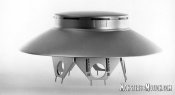 Invaders Flying Saucer U.F.O. 1/72 Scale Model Kit Deluxe Aurora Atlantis Re-Issue with Clear Lights and Dome ORIGINAL BOX