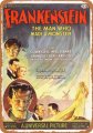 Frankenstein 1931 Boris Karloff Movie Poster Metal Sign 9" x 12"