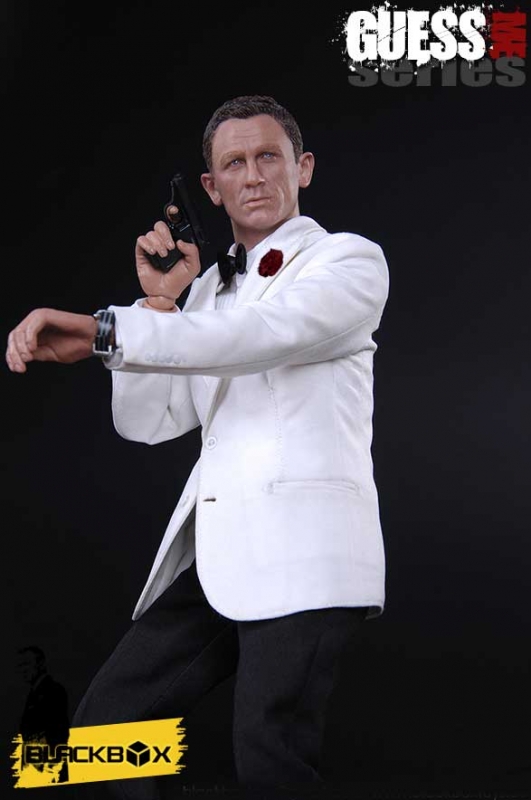 James Guess Me Series White Tuxedo 1/6 Scale Figure by BlackBox - Click Image to Close